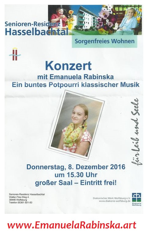 Konzert mit Emanuela Rabinska