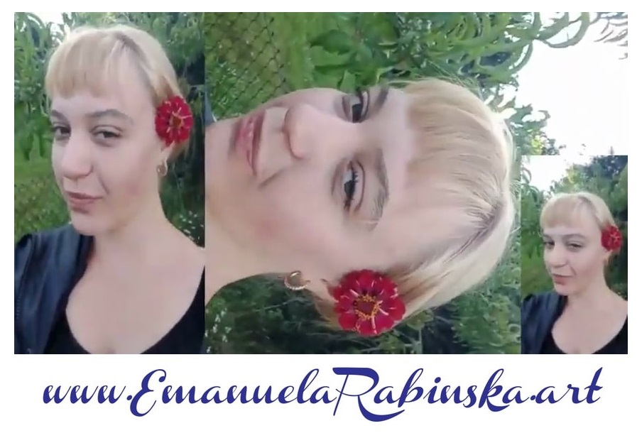 Piosenkarka Emanuela Rabinska - zdjęcie z videoklipu do utworu muzycznego Called Angel